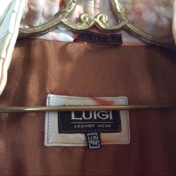 đź’•Amazing and unique leather tie dye jacketđź’• - Picture 8 of 16